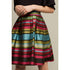 Stripe Taffeta Skirt